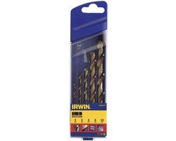 Irwin HSS Cobalt Drill Bit Set 5-piece 4/5/6/8/10 mm - 10502570