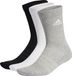 adidas Sportswear Gevoerde Sokken 3 Paar - Unisex - Grijs - Schoenmaat 19-21