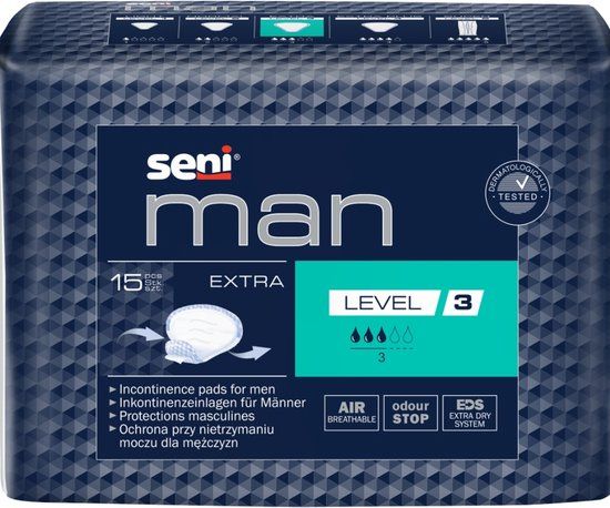 Seni Man Incontinentieverband Level 3 - 15 stuks