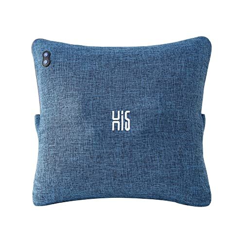 Hi5 Bravo Plus Shiatsu-massagekussen met warmtefunctie, indigo