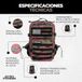ELITRAINX ELITEX TRAINING Sac à dos tactique militaire, imperméable, 25 l, pour sport, cabine d'avion, salle de sport, extérieur, cross-training, camouflage rose, 40 cm x 30 cm x 30 cm, sportif