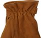 Trendhim Aps Gants en suède et cuir marron clair avec boucle