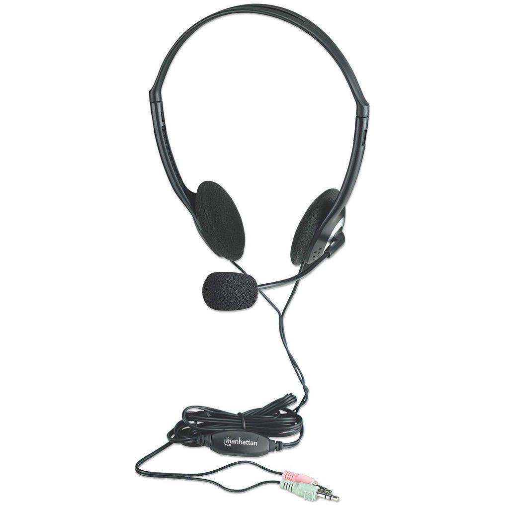 MANHATTAN 164429 - Headset - Zwart, Zilver