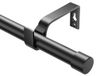 Tringle à rideaux extensible - Réglable - Noir - 76 à 208 cm - Diamètre 19 mm