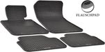 GUMÁRNY ZUBŘÍ Tapis de sol pour BMW 1 série E87 (2004-2013) et X1 E84 (2009-2015) - 4 pièces - Caoutchouc - Noir
