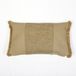 Bohème Chic Coussin Décoratif Effet Raphia 30x50 "à Bandes" (Intérieur & Extérieur)