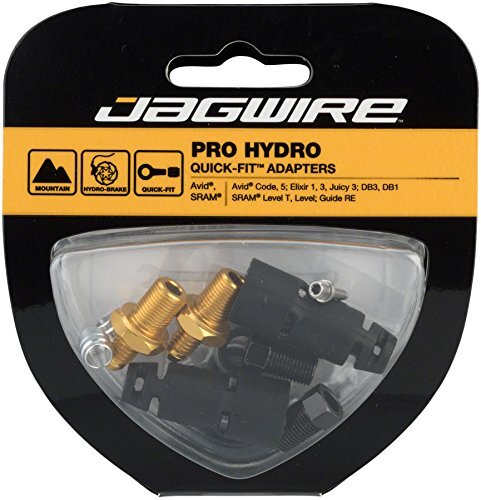 Jagwire Pro snelsluitsysteem adapter avid Code aansluitset unisex volwassenen, zwart