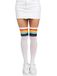 Leg Avenue 6612 - Over The Rainbow Thigh Highs, Einheitsgröße, Mehrfarbig