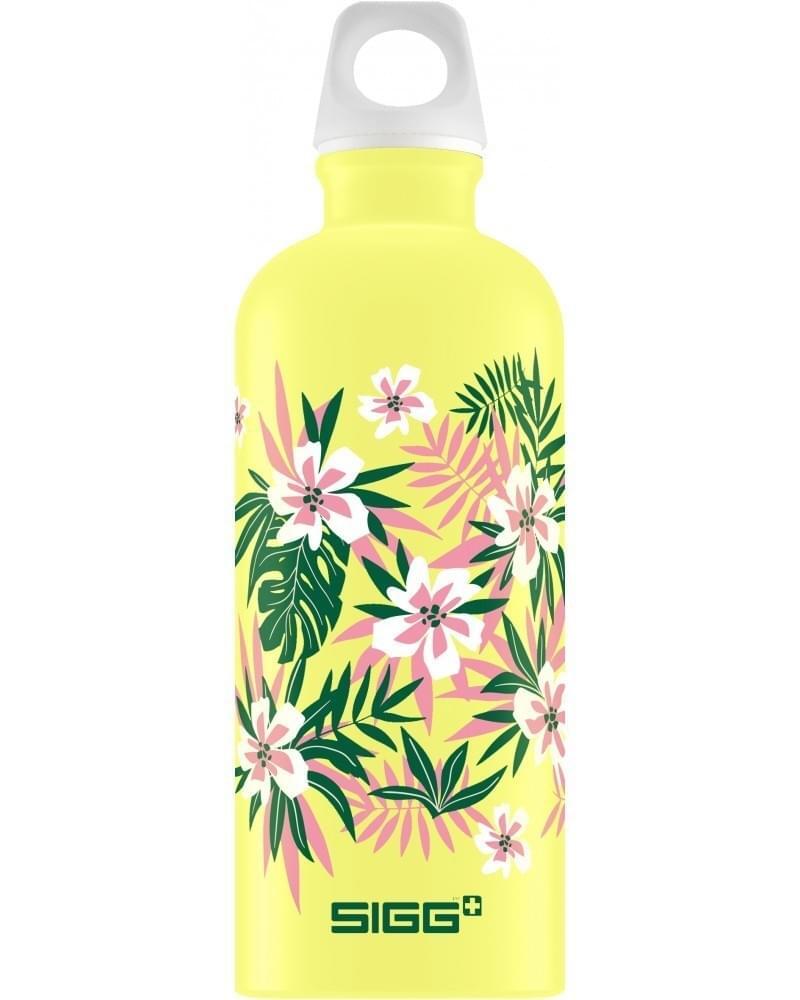 SIGG Drinkfles Lucid Florid 0,6 Liter 7,1 Cm Aluminium Geel