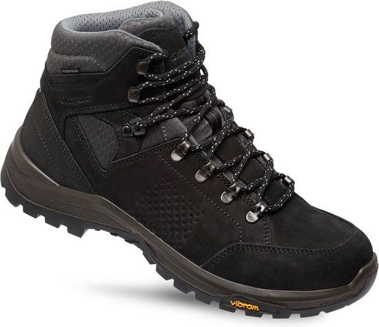 Grisport Oregon Mid Wandelschoenen Zwart Unisex Nubuck Spo-Tex Vibram Maat 39