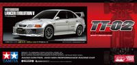 Tamiya Modelbouwpakket Auto - 58713 RC Mitsubishi Lancer Evo V TT-02 RC Plastic - 1:10 - Modelbouw