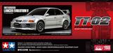 Tamiya Modelbouwpakket Auto - 58713 RC Mitsubishi Lancer Evo V TT-02 RC Plastic - 1:10 - Modelbouw