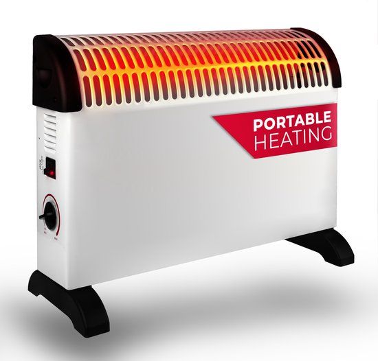 alpina Convectorkachel CH-Y02 - Elektrische Verwarming 2000W - Convector Kachel - Wit