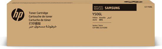 Samsung CLT-Y506L Yellow High Capacity Toner Cartridge