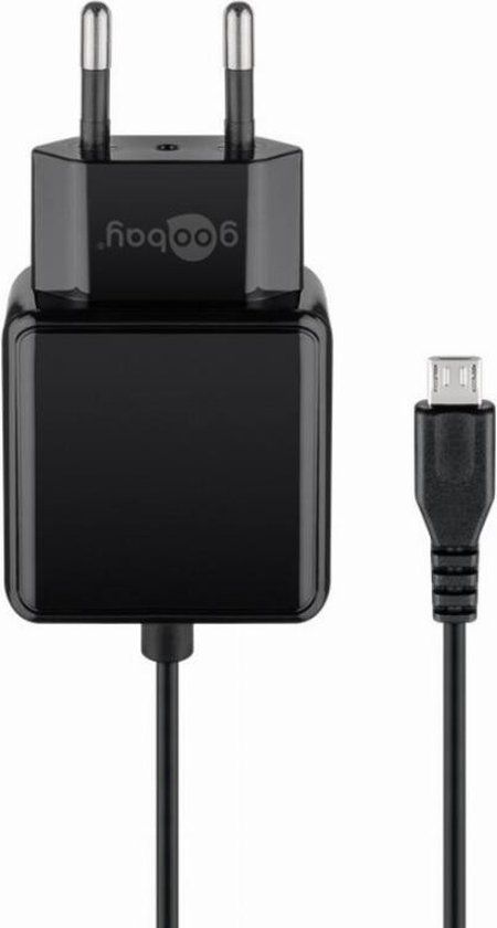 Goobay Micro-USB-voeding (15 W) 3.0 Ampere 1.5 meter - Zwart