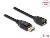 Delock 80003 DisplayPort-kabel DisplayPort Aansluitkabel DisplayPort-bus, DisplayPort-stekker 3 m Zwart 4K UHD, Afgeschermd (dubbel), Vergulde steekcontacten