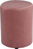 Arti Casa Ronde Velvet Poef - 28x36 cm - Roze