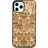 Wild Flowers Aniegre Coque En Bois Pour Iphone 12 Pro Max