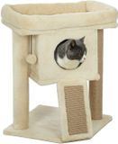 PawHut Kratzbaum Kratzbrett, Spielball-Beige