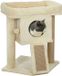 PawHut Kratzbaum Kratzbrett, Spielball-Beige