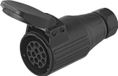 ProPlus Zwevende contrastekker - 13-polig - PVC - zwart - 12V