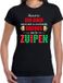 Bellatio Decorations Shoppartners Bv Kerst goed excuus om te zuipen fout t-shirt - zwart - dames - Kerstkleding / Kerst outfit XS