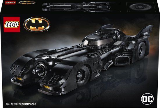 LEGO 76139 1989 Batmobile - Zwart - Kunststof
