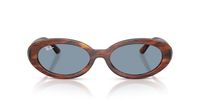 RAY-BAN Ovale zonnebril met blauwe glazen voor dames 0RB2223954/5654
