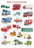 Meine ersten Fahrzeuge: Lernposter DINA3