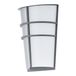 EGLO BREGANZO Éclairage mural extérieur module LED SMD LED Argent Plastique IP44 Blanc