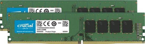 Crucial CT2K8G4DFRA32A 16GB (2x8GB) DDR4 3200MHz - Geheugenmodule
