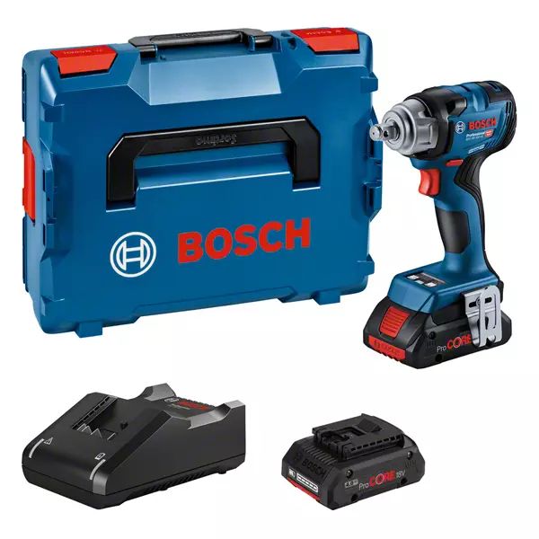 Bosch GDS 18V-330 HC Professional 1/2" Impact Wrench - 2800 RPM, 560 Nm - Black, Blue, Red