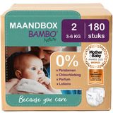BAMBO Nature luiers - Maat 2 (3-6 kg) - 180 stuks Maandbox