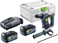 Festool BHC 18-Basic accu-boorhamer 18 V 1,8 J SDS Plus Brushless + 2x accu 5,0 Ah + snellader + Systainer