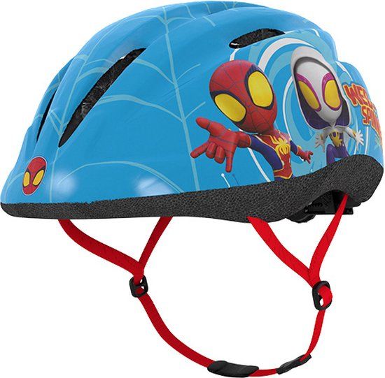 4KidsOnly Spidey Fietshelm - Marvel Kinderhelm - 48-52 cm - S - Blauw