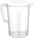 HENDI Maatbeker polypropyleen – 1 liter – met schaalverdeling – vaatwasmachinebestendig