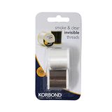 Korbond Clear & Smoke 2 x 220 m onzichtbare draad, 2 x 110 m spoelen, kleurenmix met lichte en donkere stoffen, ideaal voor borduurwerk, reparaties, knutselen, handnaaien, quilten, nylon, 220 m