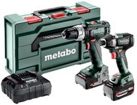 Metabo Combo Set 2.8.6 18V Accu-machines in set 18V; metaBOX 145 L; SB 18 L + SSD 18 LT 200 BL