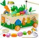 Jouets sensoriels en bois pour tout-petits de 1 2 et 3 ans - 1 jouet Montessori pour garçons et filles de 1 2 3 ans