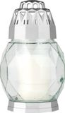 Bolsius Lanterne Diamant Blanc + Argent (1 pièce)