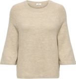 JDY Jacqueline de Yong Jdyelanora 3/4 Pullover Knt Noos Trui Dames S Oatmeal/melange