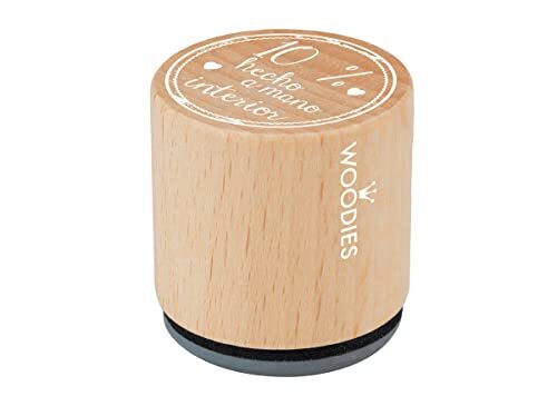 Colop Arts&Crafts Stempel van hout en rubber, 10 x 100 cm, handgemaakt, binnendiameter 33 x 30 mm