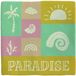 spreuktegel Plenty gifts spreuktegel - Deco Tile Paradise - decoratieve keramische tegel - tropisch motief - stijlvolle wanddecoratie - Flamingo