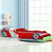 Prolenta Maison Exclusive Kinderbed met LED-verlichting, raceauto-design, 90 x 200 cm, rood