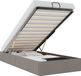 vidaXL Bedframe - 90x200 cm - Taupe - Stof - Zonder Matras