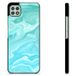 Samsung Coque de Protection Galaxy A22 5G - Marbre Bleu
