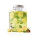 Wintem - Drankdispenser van glas van 8 liter met waterkraan van staal en infuser voor water en sappen, grote capaciteit voor feestjes en evenementen, tafelgebruik, elegant en duurzaam design