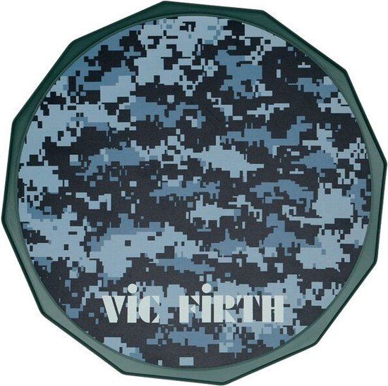 Vic Firth 12" Digital Camo Practice Pad - Acoustic Drum Pad