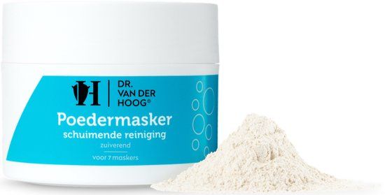 Dr. van der Hoog Poedermasker Schuimende Reiniging - 70g - Voor alle huidtypes