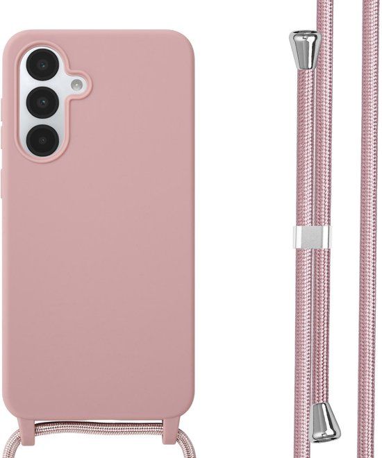 imoshion Siliconen hoesje met koord voor de Samsung Galaxy A36 - Sand Pink